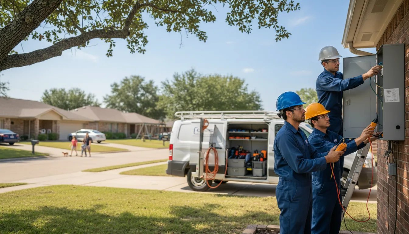 Certified electrician providing emergency electrical services in Bagdad, FL
